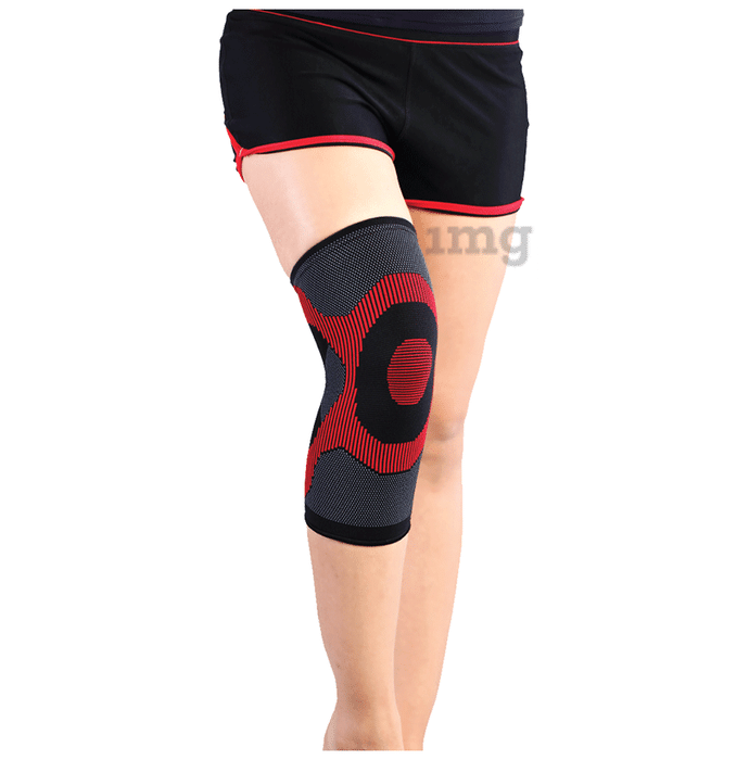 Vissco 3D Knee Cap,Knee Support for Pain Relief, Knee Injury Large