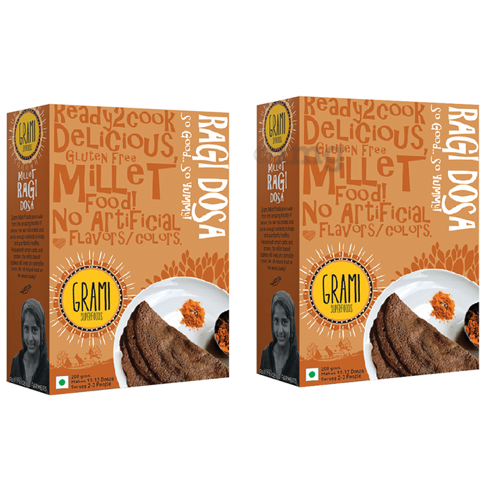 Grami Superfood Ragi Dosa (200gm Each)