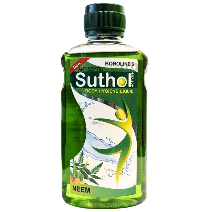 Boroline Suthol Active Neem Body Hygiene Liquid with Turmeric & Aloe Vera