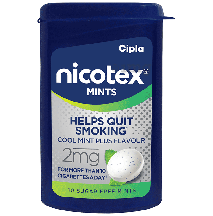 Nicotex 2mg Mints Sugar Free Cool Mint Plus