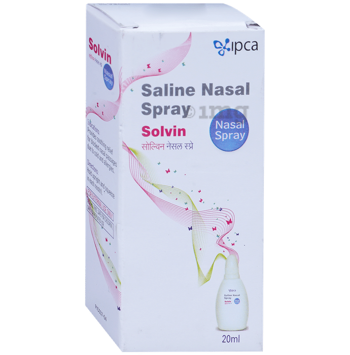Solvin Nasal Spray Buy packet of 20.0 ml Nasal Spray at best