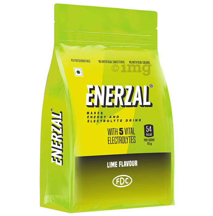Enerzal Energy Drink Powder Lime