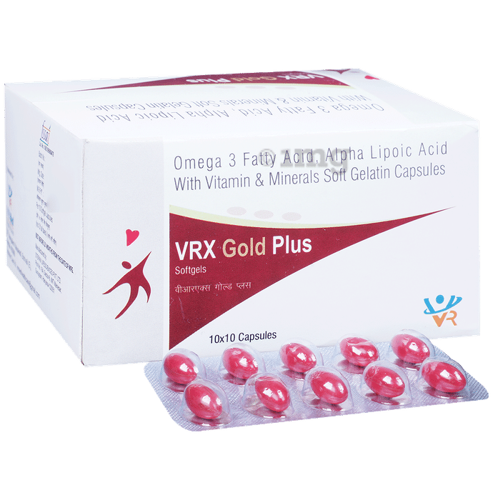 VRX Gold Plus Soft Gelatin Capsule