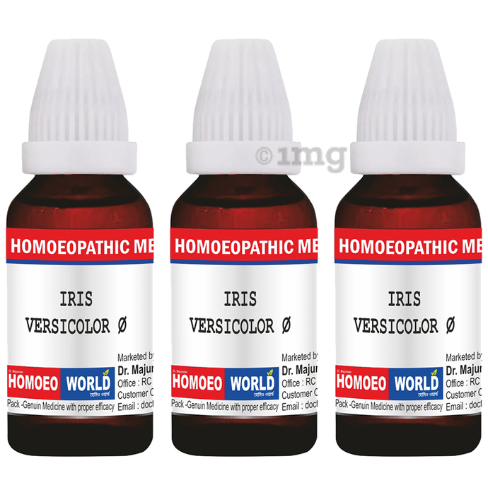 Dr. Majumder Homeo World Iris Versicolor Mother Tincture (30ml Each) Q