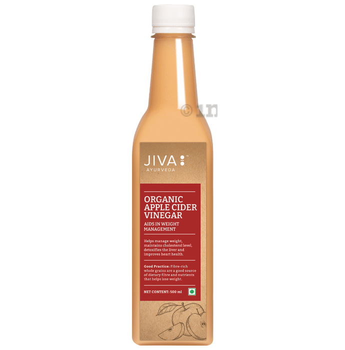 Jiva Ayurveda Organic Apple Cider Vinegar (500ml Each)