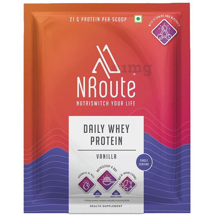 Nroute Daily Whey Protein Protein Powder Vanilla