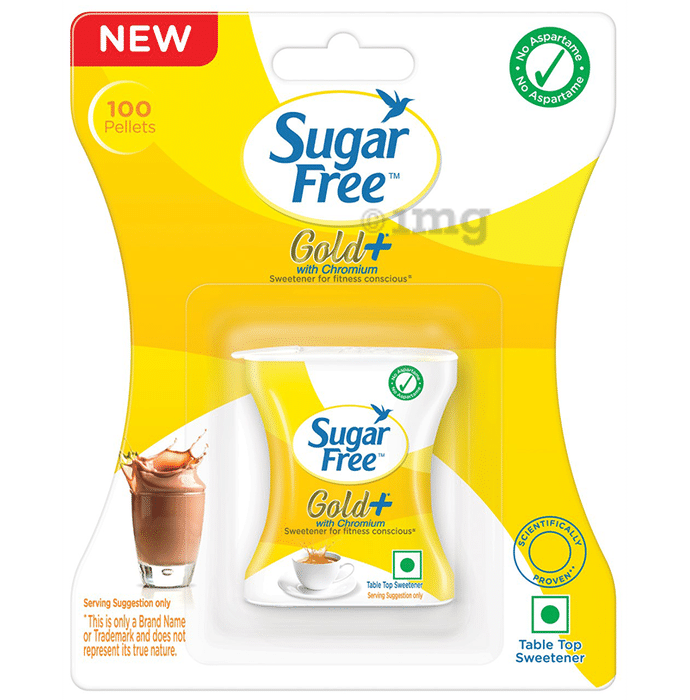 Sugar Free Gold Plus Low Calorie Aspartame Sweetener Pellets