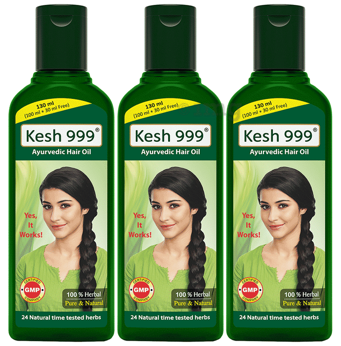 Kesh 999 Ayurvedic Hair Oil (130ml Each)