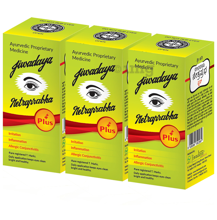 Jiwadaya Netraprabha Plus Eye Drop (10ml Each)
