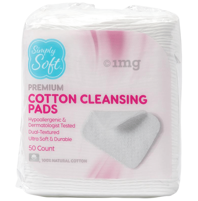 Medline Simply Soft Premium Cotton Cleansing Pads
