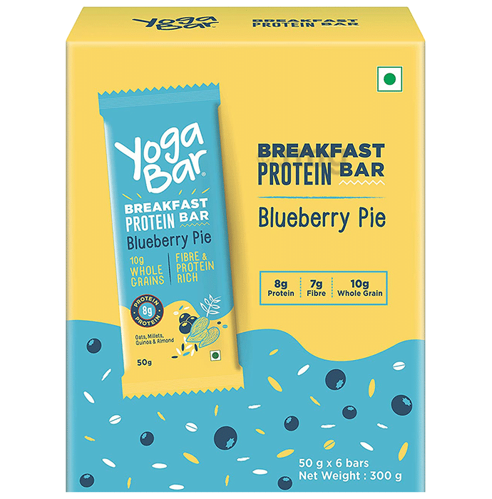Yoga Bar Breakfast Protein Bar for Nutrition | Flavour Blueberry Pie