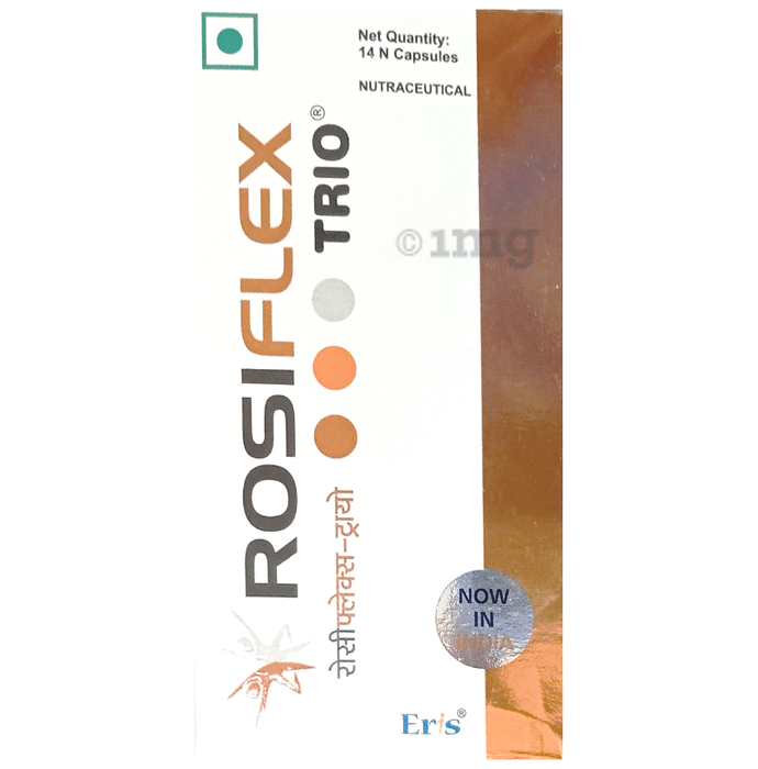 Rosiflex Trio Capsule with Rosehip Extract, Boswellia Serrata & Devil's Claw Extract