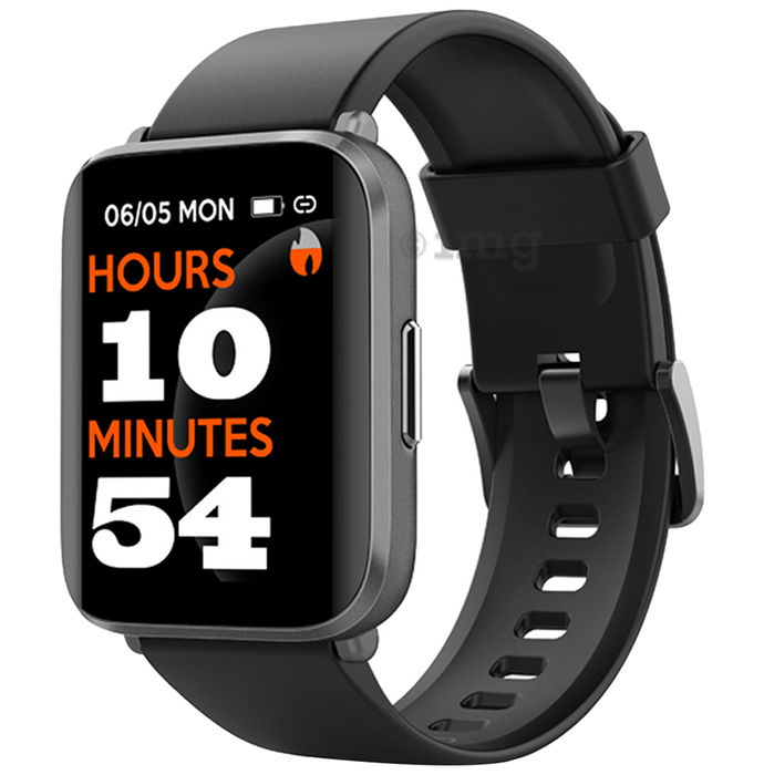 GOQii IPX68 Vital Ultra with 3 Months Health & Personal Coaching Smart Watch Jet Black