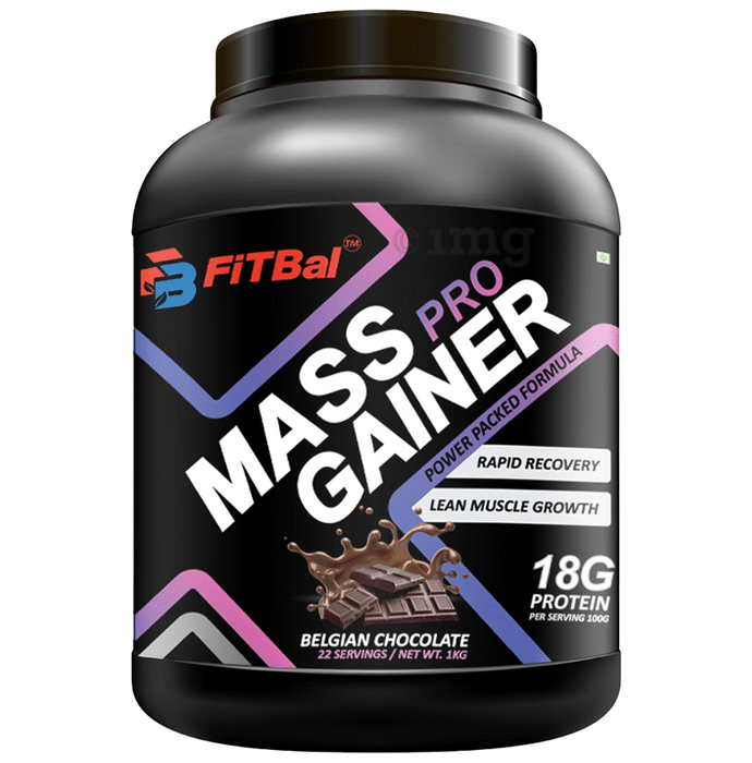 Fitbal Mass Pro Gainer Belgian Chocolate