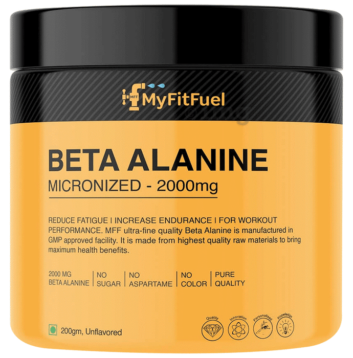 MyFitFuel Beta Alanine Micronized 2000mg Powder Unflavoured