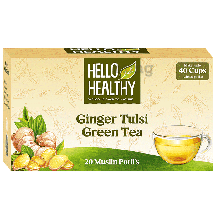 Hello Healthy Lemon Green Tea Bag (1.5g Each)