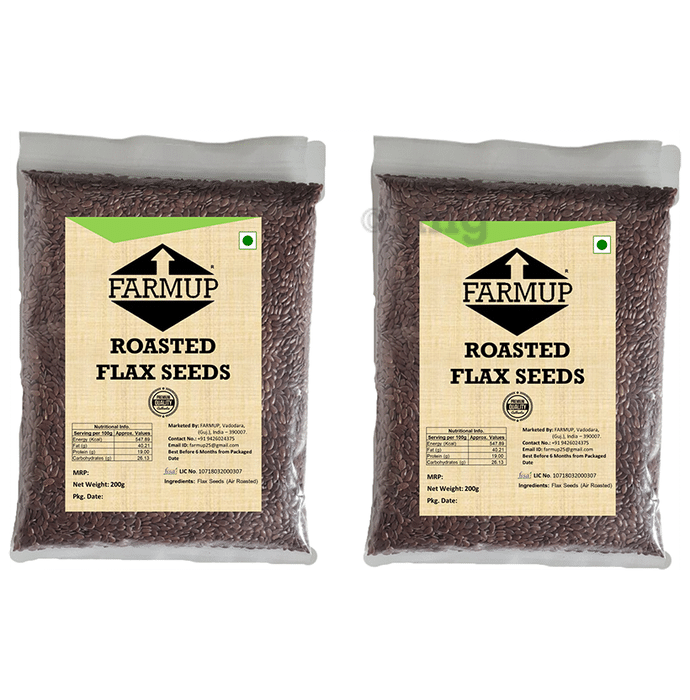 Farmup Roasted Flax Seeds (200gm Each)