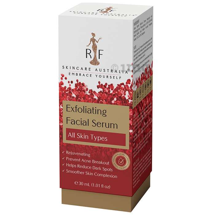 RF Skincare Australia Exfoliating Facial Serum Buy pump bottle of 30.0