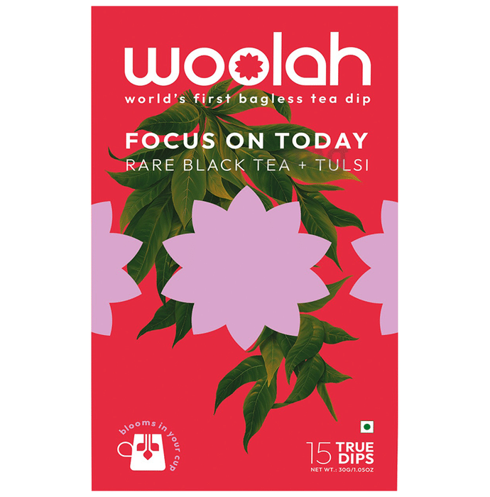 Woolah Focus on Today Rare Black Tea + Tulsi (2gm Each)