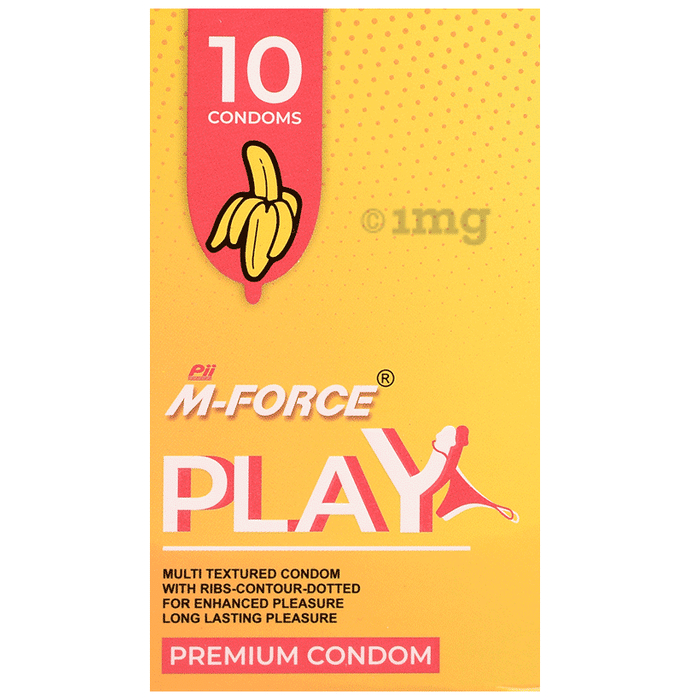 PII M-Force Play Condom (10 Each)condon Banana