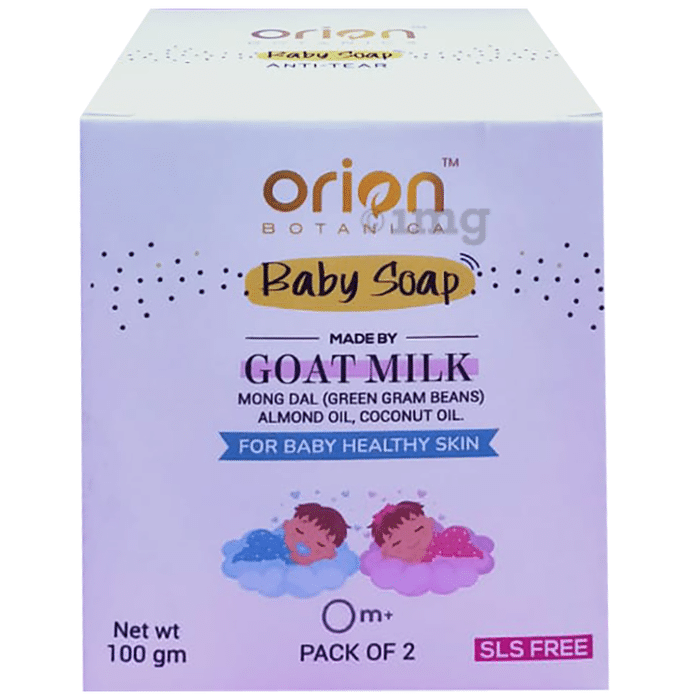 Orion Botanica Goat Milk Baby Soap (50gm Each) SLS Free