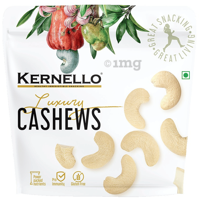 Kernello Luxury Cashew Nuts Gluten Free Buy packet of 250.0 gm Nuts at