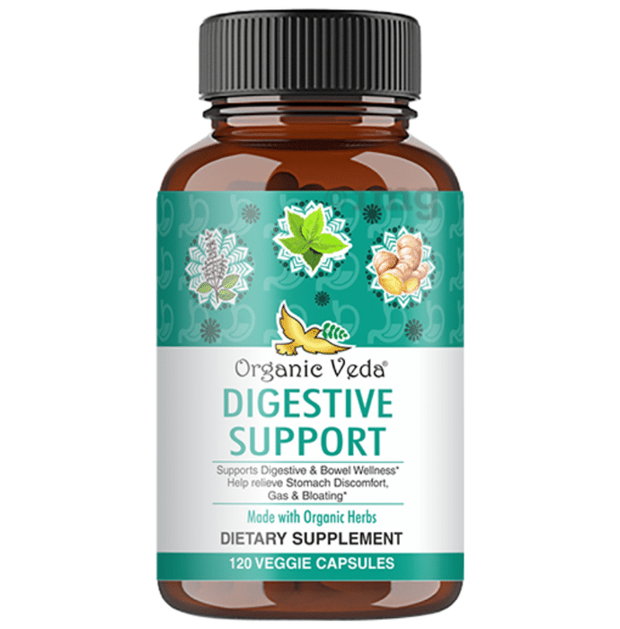 Organic Veda Digestive Support Veggie Capsule