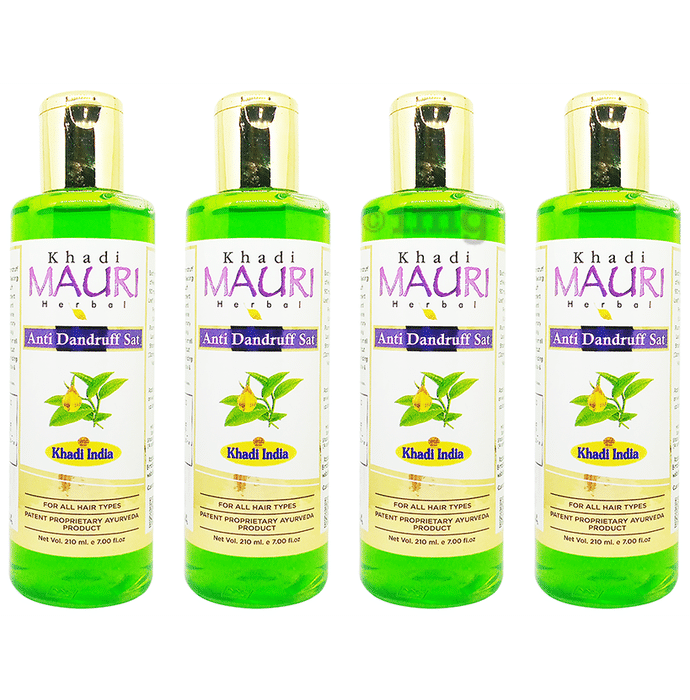 Khadi Mauri Herbal Anti Dandruff Shampoo (210ml Each)