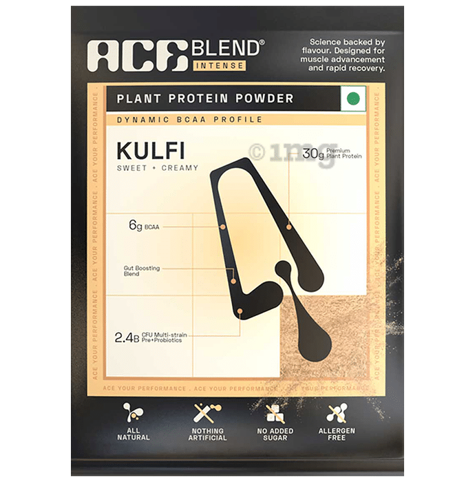 Ace Blend Intense 30g Vegan Plant Protein Powder with BCAA Kulfi