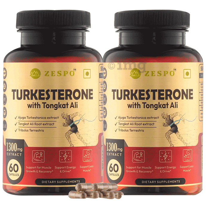 Zespo Turkestrone with Tonagkat Ali 1300mg Capsules (60 Each)