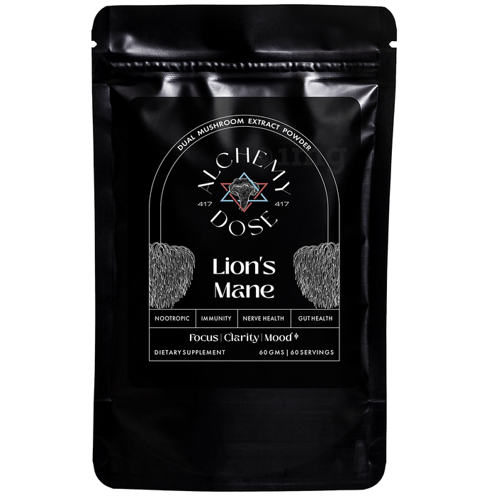 Alchemy Dose Lion's Mane Dual Mushroom Extract Powder