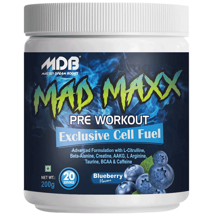 Master Dream Bodies Mad Maxx(200gm Each) Powder Blueberry