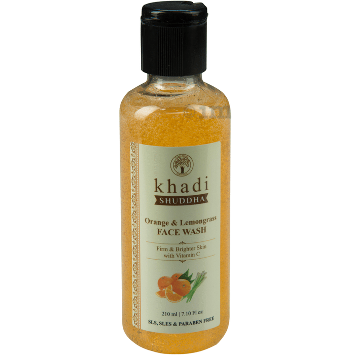 Khadi Shuddha Orange & Lemon Grass Face Wash