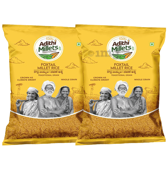 Adithi Millets Foxtail Millet Rice (500gm Each)