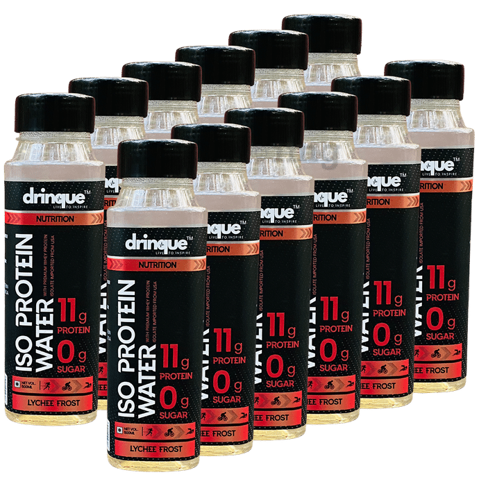 Drinque Iso Protein Water (500ml Each) Lychee Frost