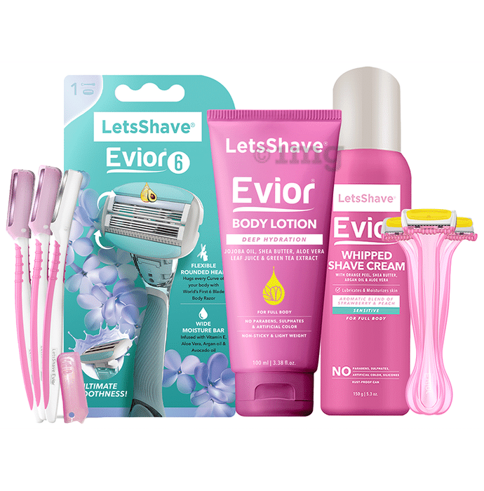 LetsShave Evior Absolute Shaving Kit for Women
