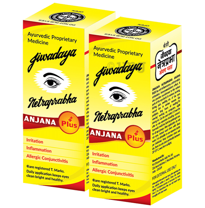 Jiwadaya Netraprabha Anjana Plus Eye Drop (5ml Each)