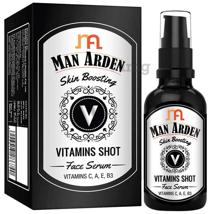 Man Arden Vitamins Shot Face Serum