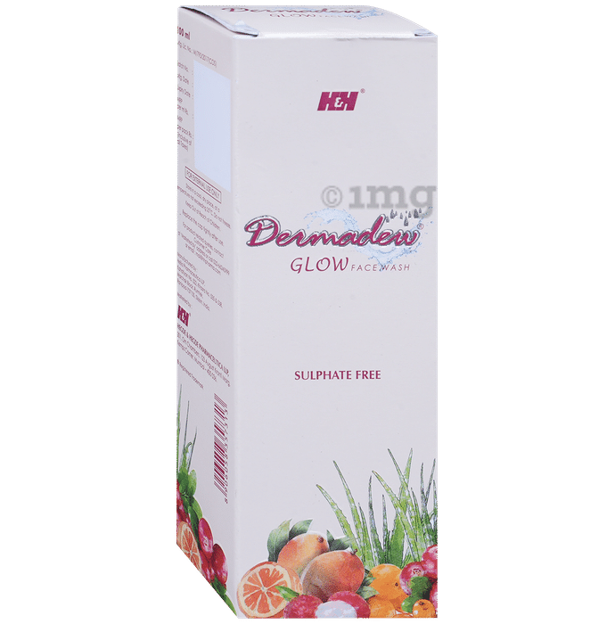 Dermadew Glow Face Wash Sulphate Free Buy bottle of 100.0 ml
