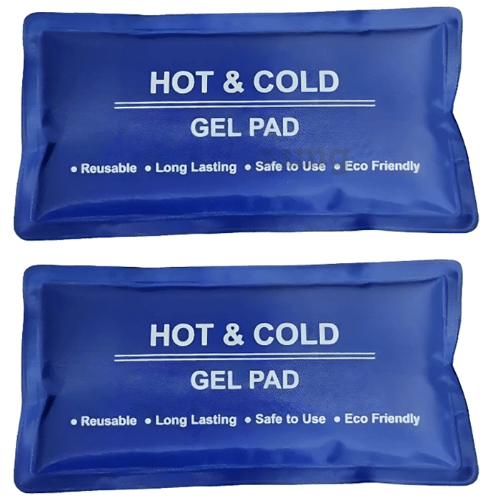 Healthtrek Reusable Hot and Cold Pack for Pain Relief Blue