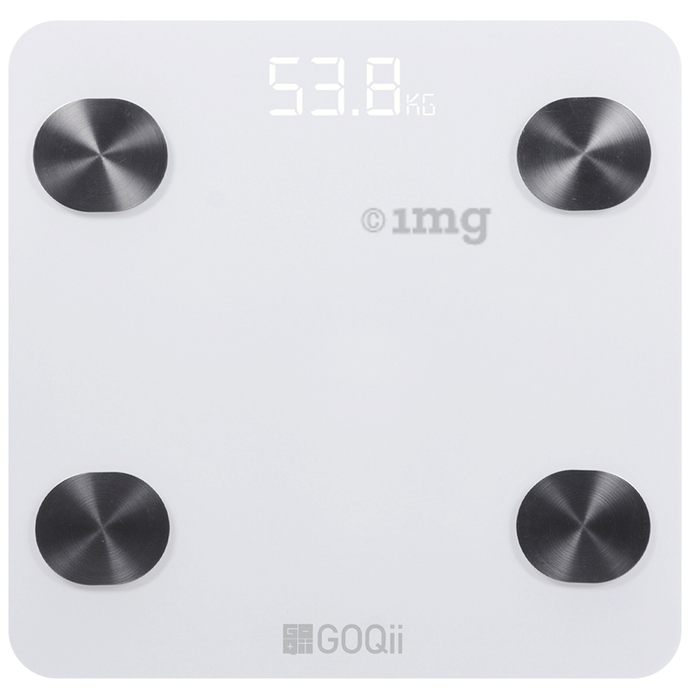 GOQii White White Essential Body Composition Monitor with 3 Months Personal Coaching Subscription