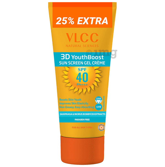 VLCC 3D Youth Boost Sunscreen Gel Crème SPF 40 PA+++