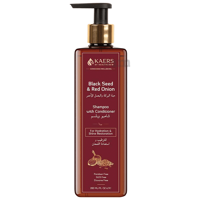 Kaers By Healthcrew Black Seed & Red Onion Shampoo with Conditioner