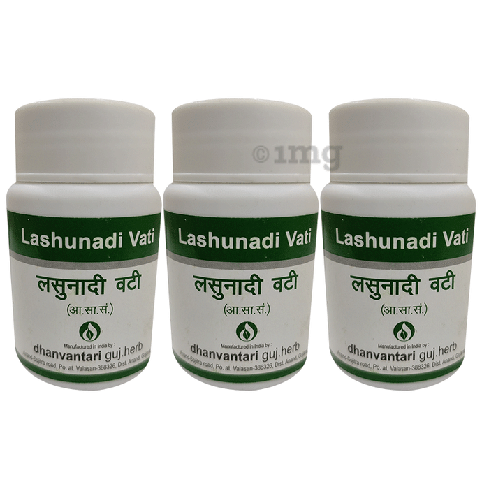 Dhanvantari Lashunadi Vati (60 Each)