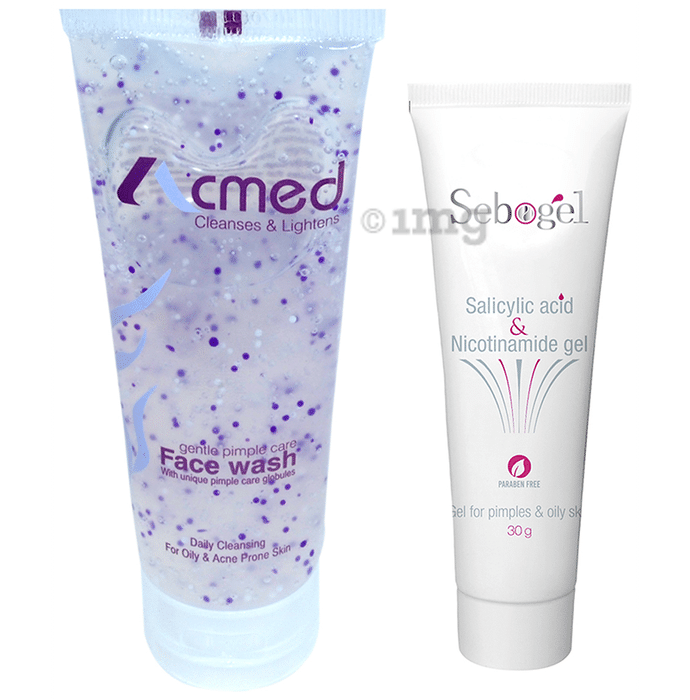 Ethicare Remedies Combo Pack of Acmed Face Wash 70gm & Sebogel 30gm