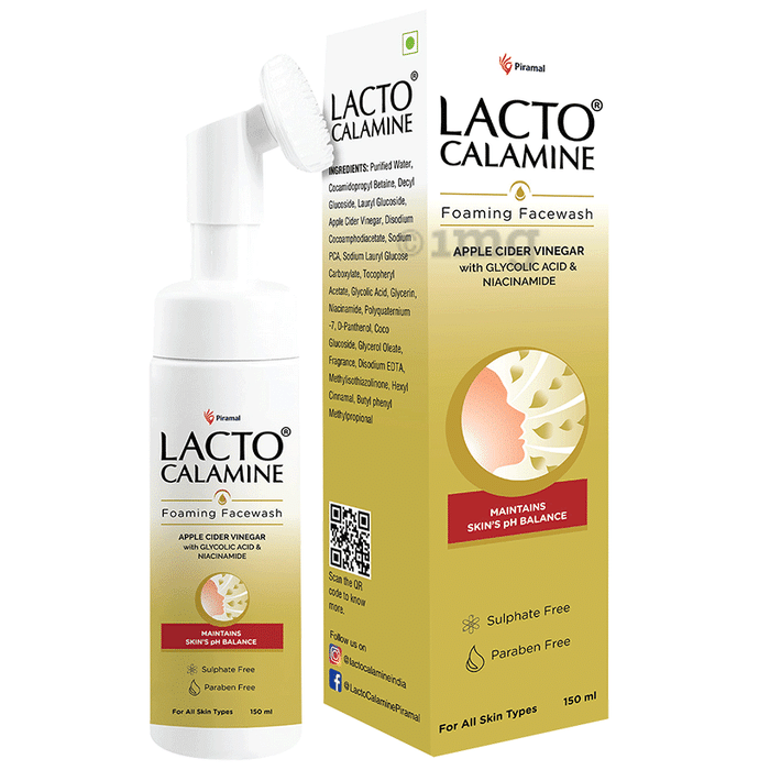 Lacto Calamine Apple Cider Vinegar Foaming Face Wash