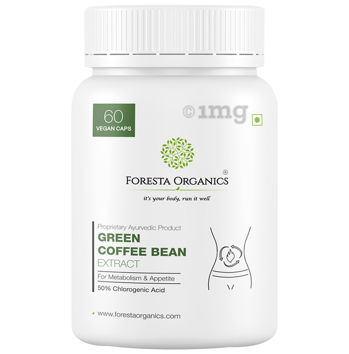 Foresta Organics Green Coffee Bean Extract Vegan Capsule