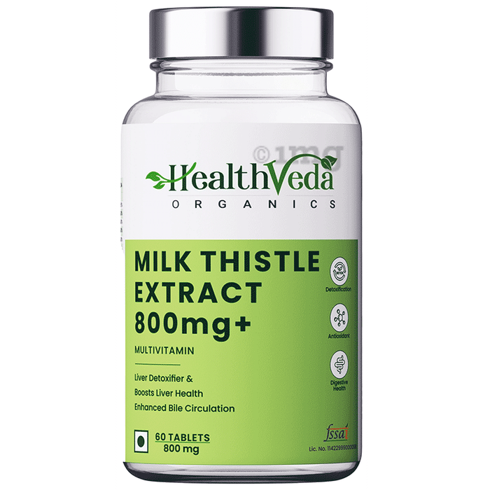 Health Veda Organics Milk Thistle Extract Tablet