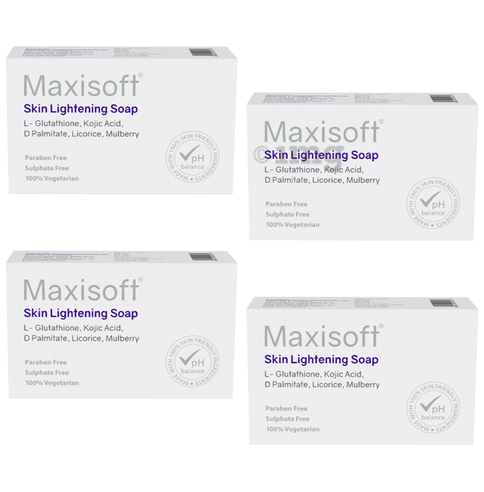 Maxisoft Skin LIghtening Soap (75gm Each)