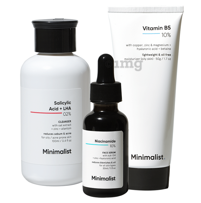 Minimalist Oily Skincare Kit | Reduces Blemishes & Oil